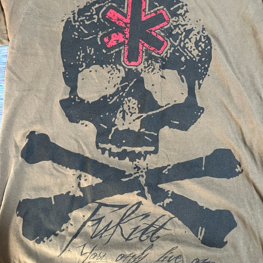 Fukitt you only live once shirt size small
